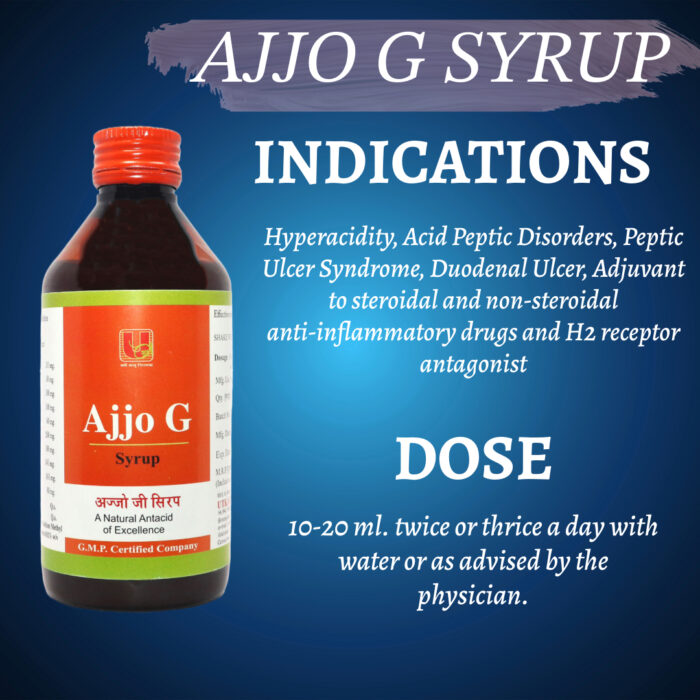 AJJO-G SYRUP | A Naturally Superior Antacid & Antidote against Gastro-Intestinal disorders - Image 3