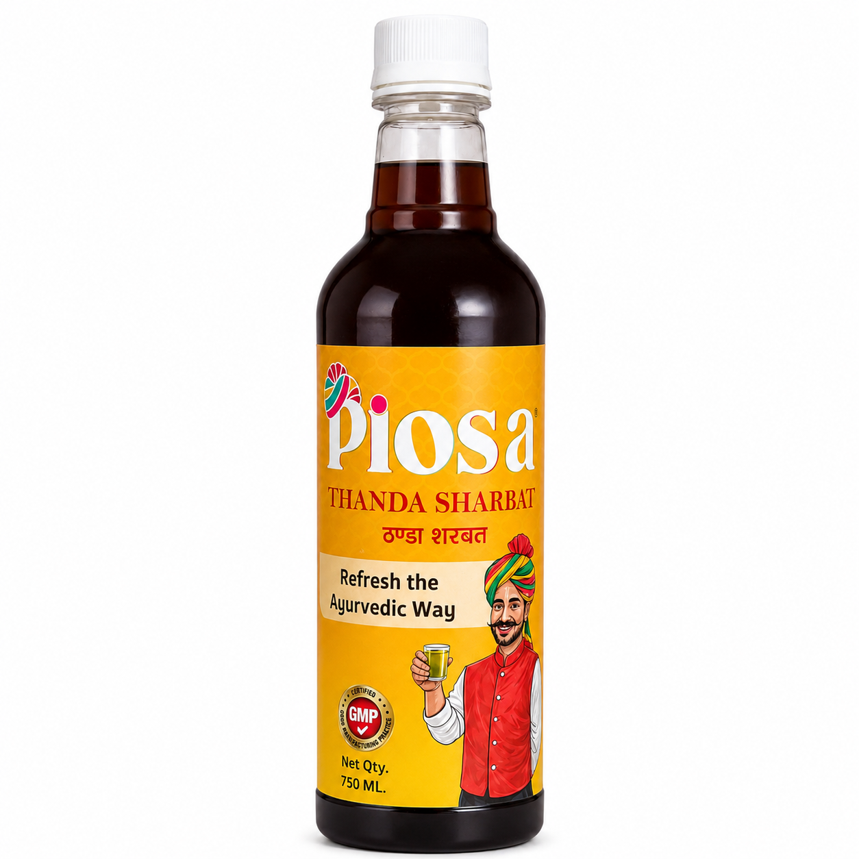 PIOSA Thanda Sharbat – Ayurvedic Summer Cooling Drink with Khas, Saunf & Herbal Ingredients